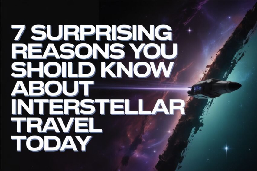 “7 Surprising Reasons You Should Know About Interstellar Travel Today”